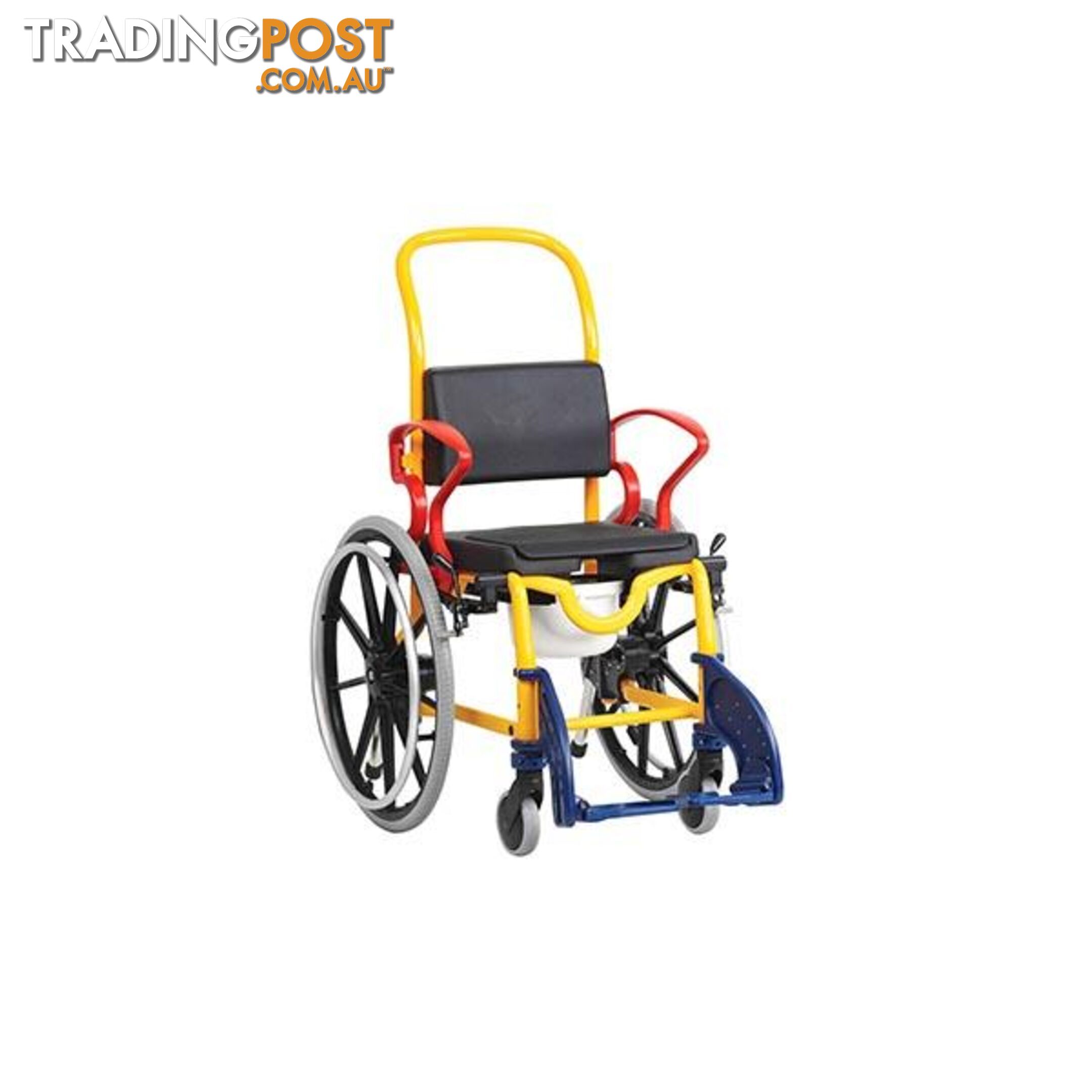 Self Propelled Child Commode Wheelchair - Commode Wheelchair - 7427046218788