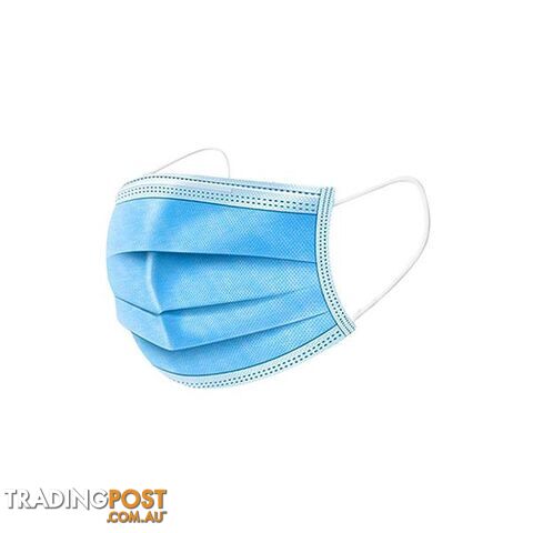 50 Pcs Disposable Mask Face Masks Filter Anti Dust Respirator 3 Layers - Unbranded - 787976603113