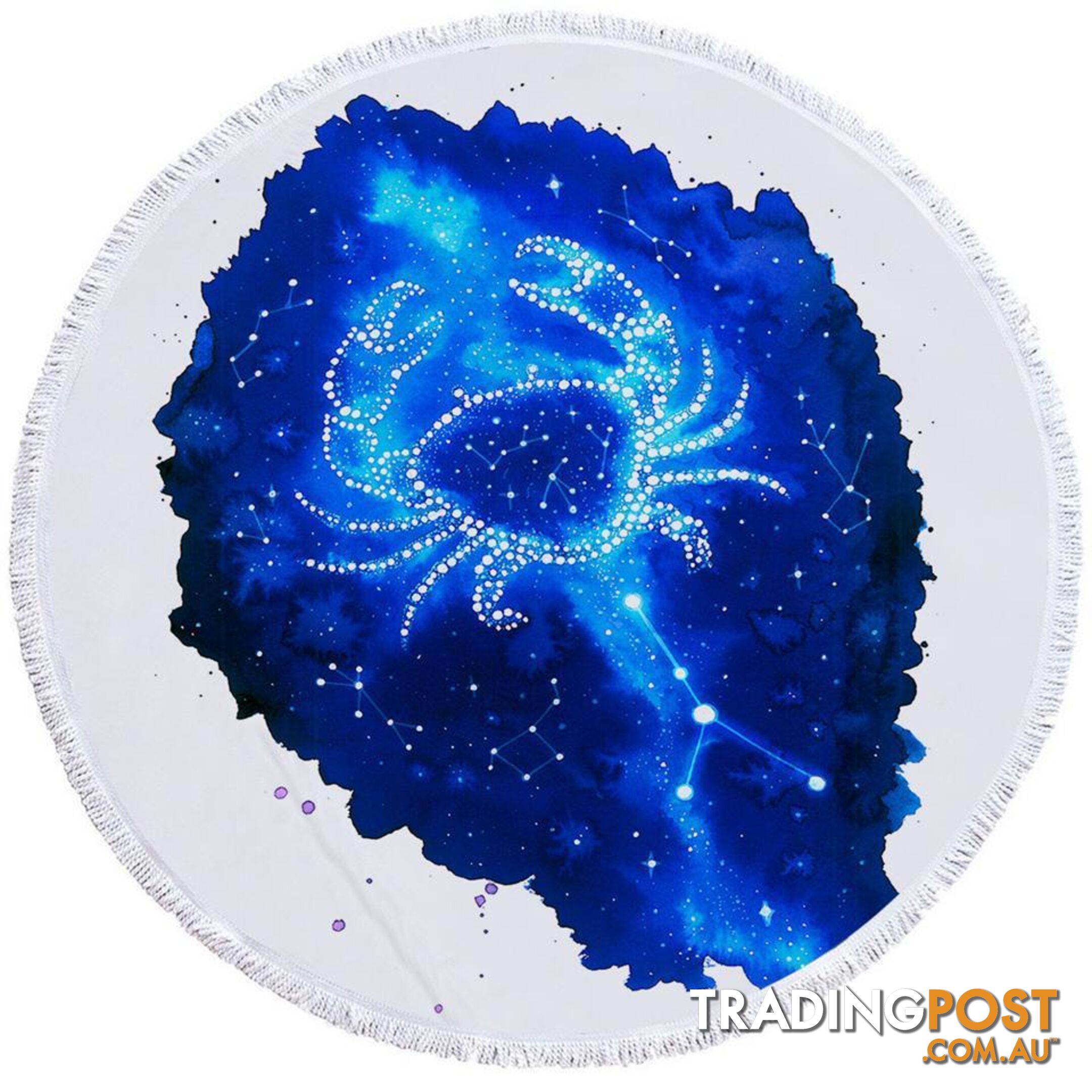 Zodiac Cancer Beach Towel - Towel - 7427046315043