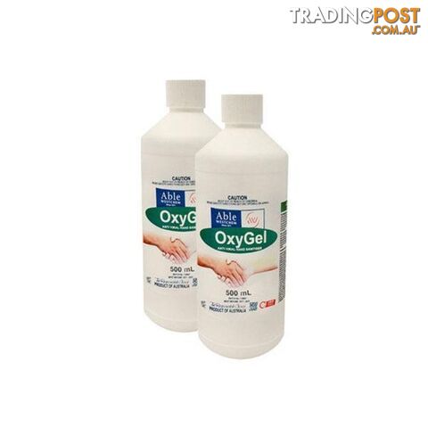 500ML Non-Alcohol Hand Sanitiser Gel - Oxygel - 7427046370653