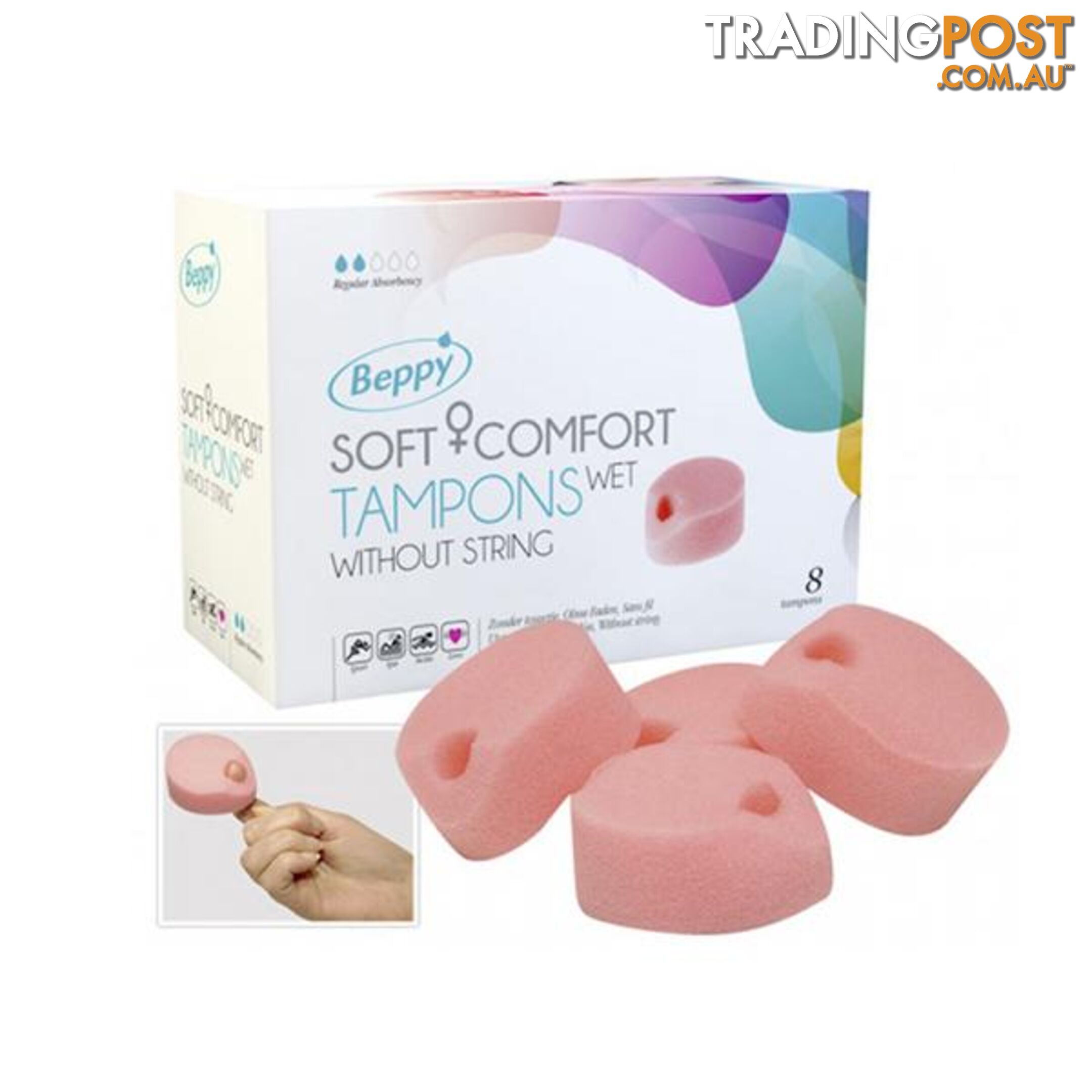 Beppy Soft Comfort Wet 8 Pcs - Beppy - 8714777000355