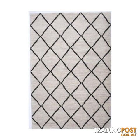 Contemporary Trend Lattice Cream Rug - Unbranded - 7427046216951