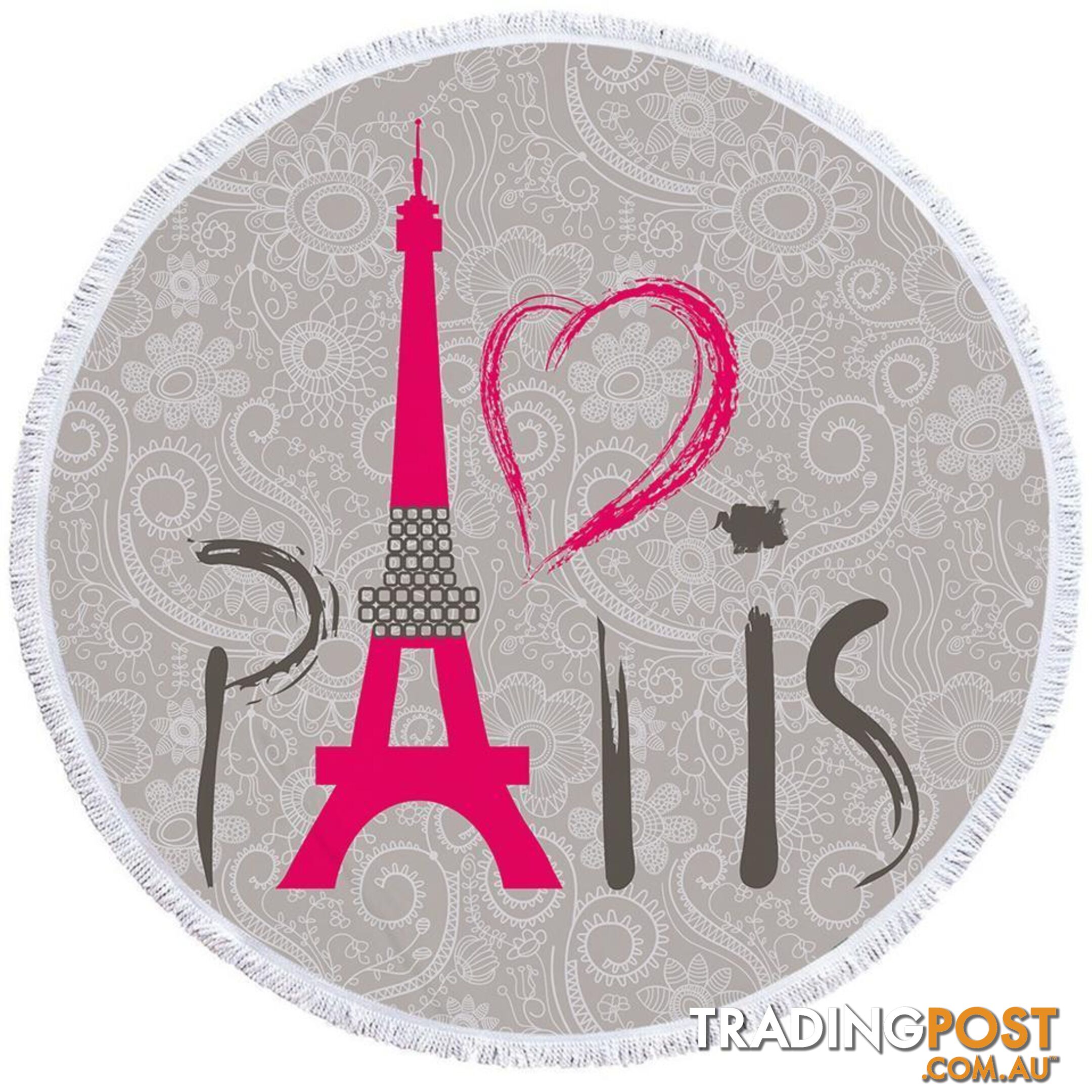 Paris Beach Towel - Towel - 7427046310673