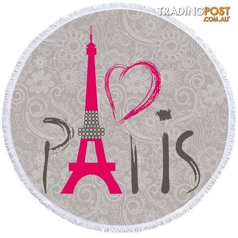 Paris Beach Towel - Towel - 7427046310673