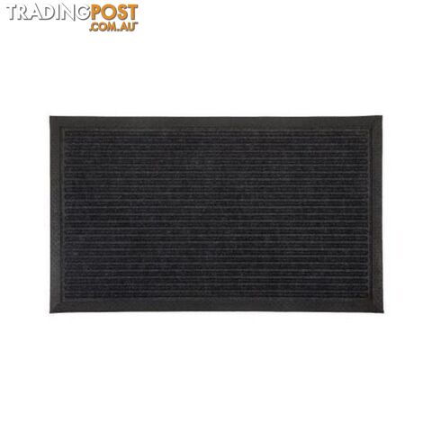 Ellora Charcoal Polypropylene Doormat - Unbranded - 787976635541