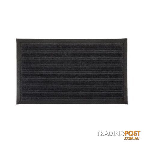 Ellora Charcoal Polypropylene Doormat - Unbranded - 787976635541