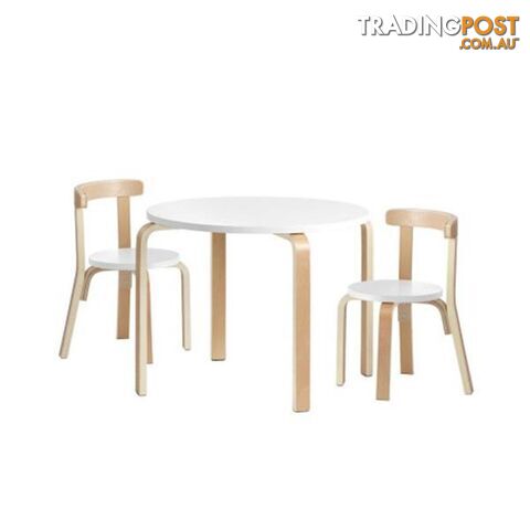 Kids Table And Chair Set Study Desk Dining Wooden - Keezi - 9350062199039