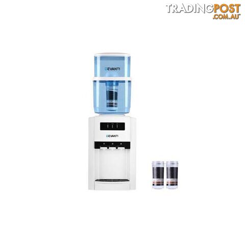 Bench Top Cooler Dispenser Purifier Hot Cold Three Tap - Devanti - 7427046160957
