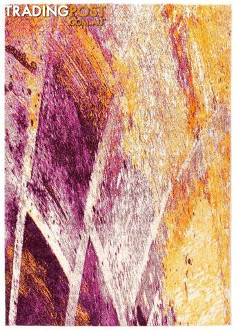 Dimensions Divinity Strokes Violet Modern Rug - Unbranded - 9375321826174