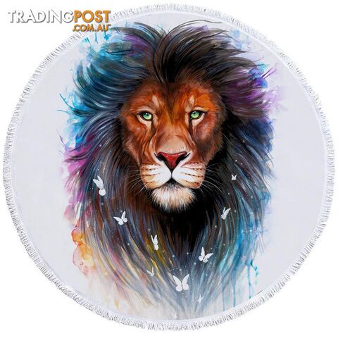 Stunning Lion Beach Towel - Towel - 7427046331104