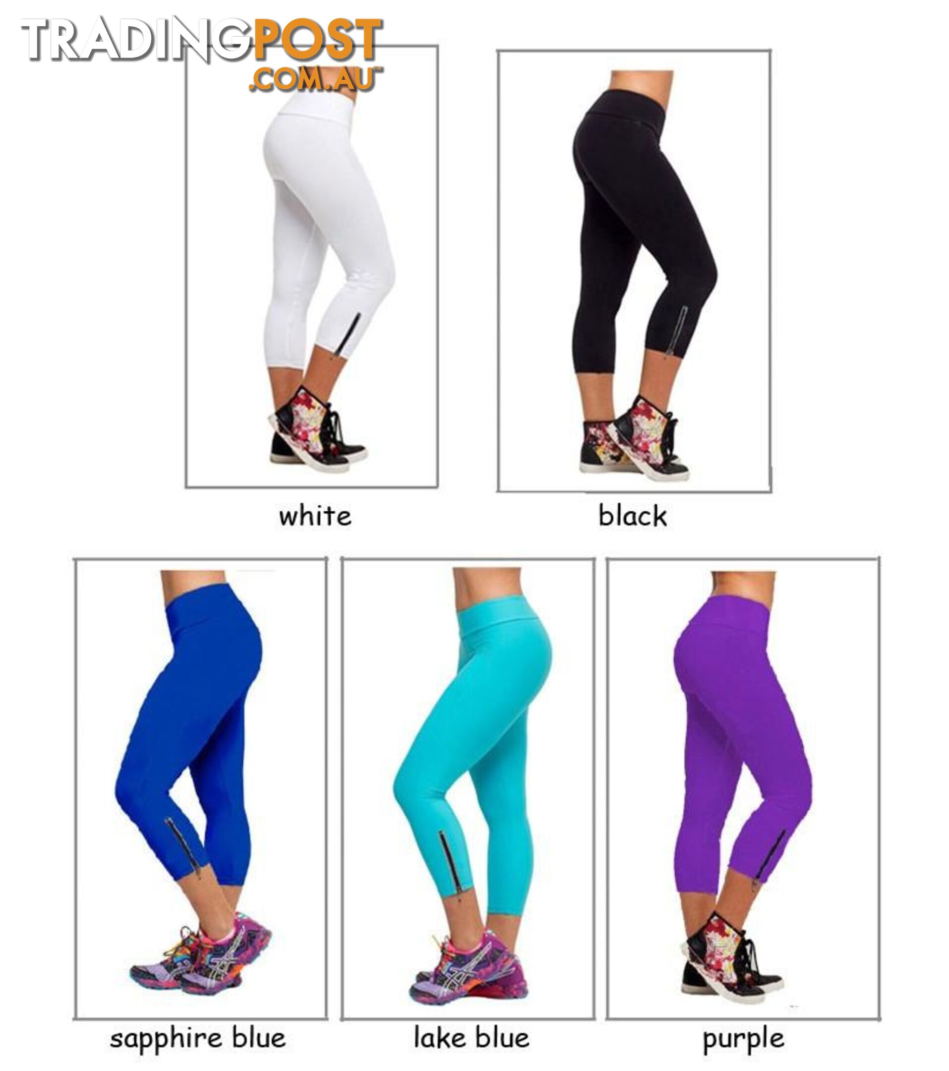 Ladies Capri Style Gym Pants - Unbranded - 4326500406927