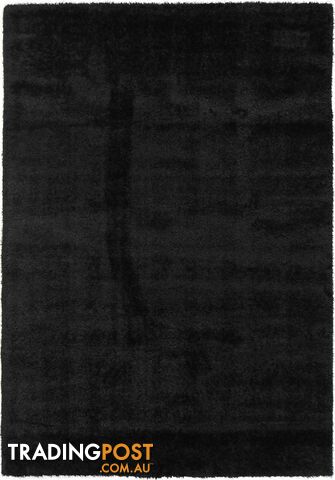 Puffy Soft Shag Black Rug - Unbranded - 7427046303347