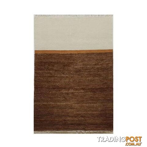 Phoenix Natural Wool Cut Pile Rug - Unbranded - 7427005875533