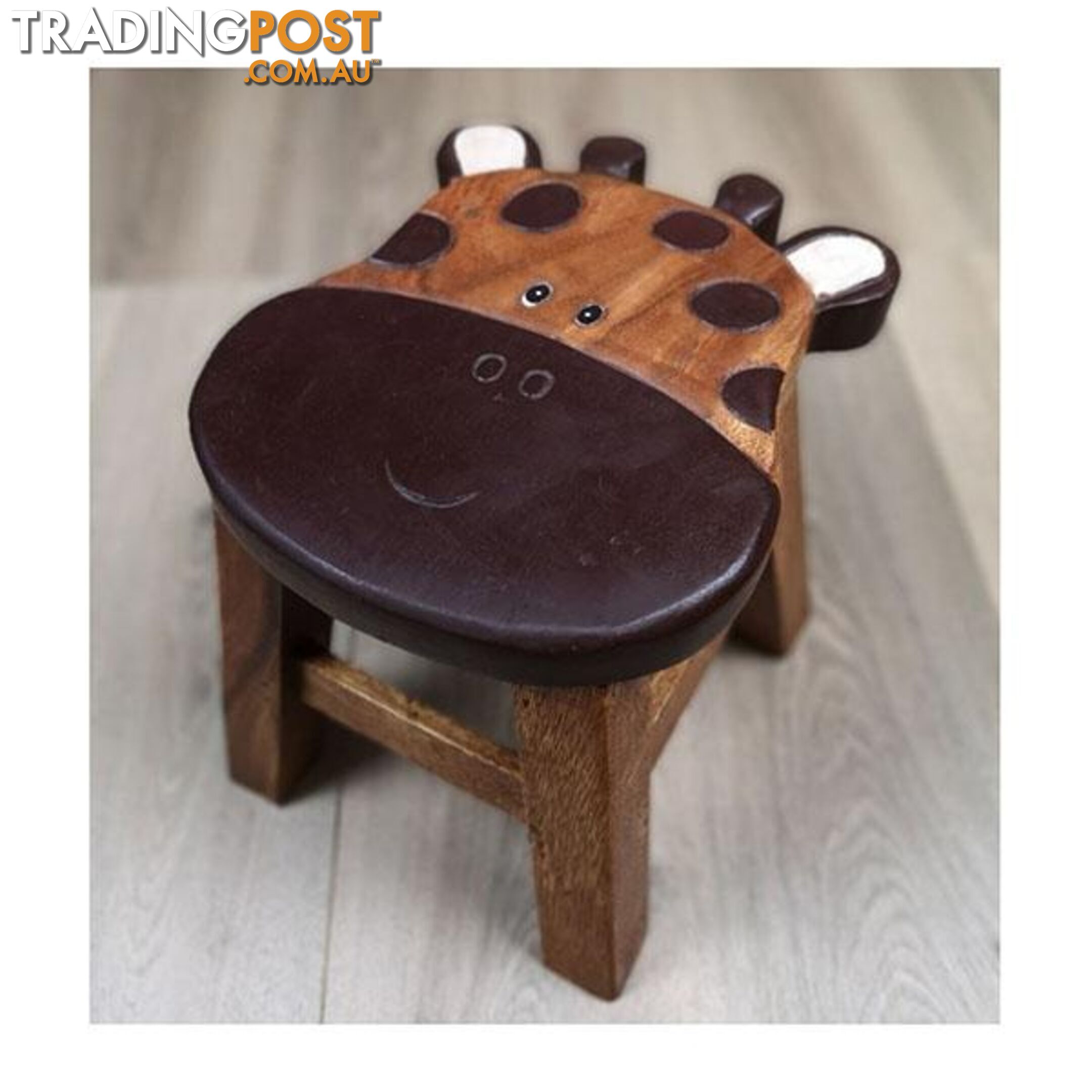 Kids Wooden Stool Giraffe - Mango Trees - 9476062140632