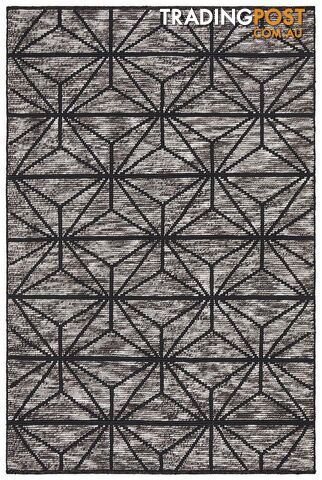 Miller Rhythm Motif Charcoal Rug - Unbranded - 9375321831772