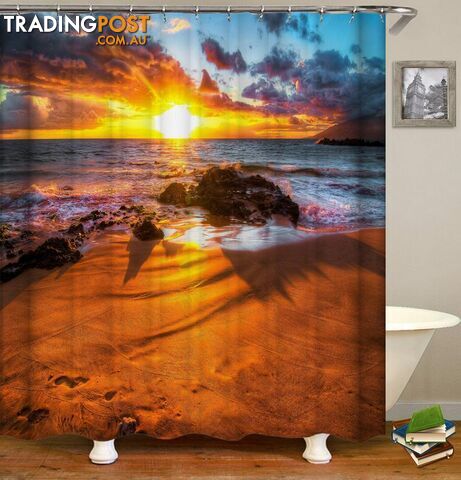 Stunning Sunset Shower Curtain - Curtain - 7427045973893
