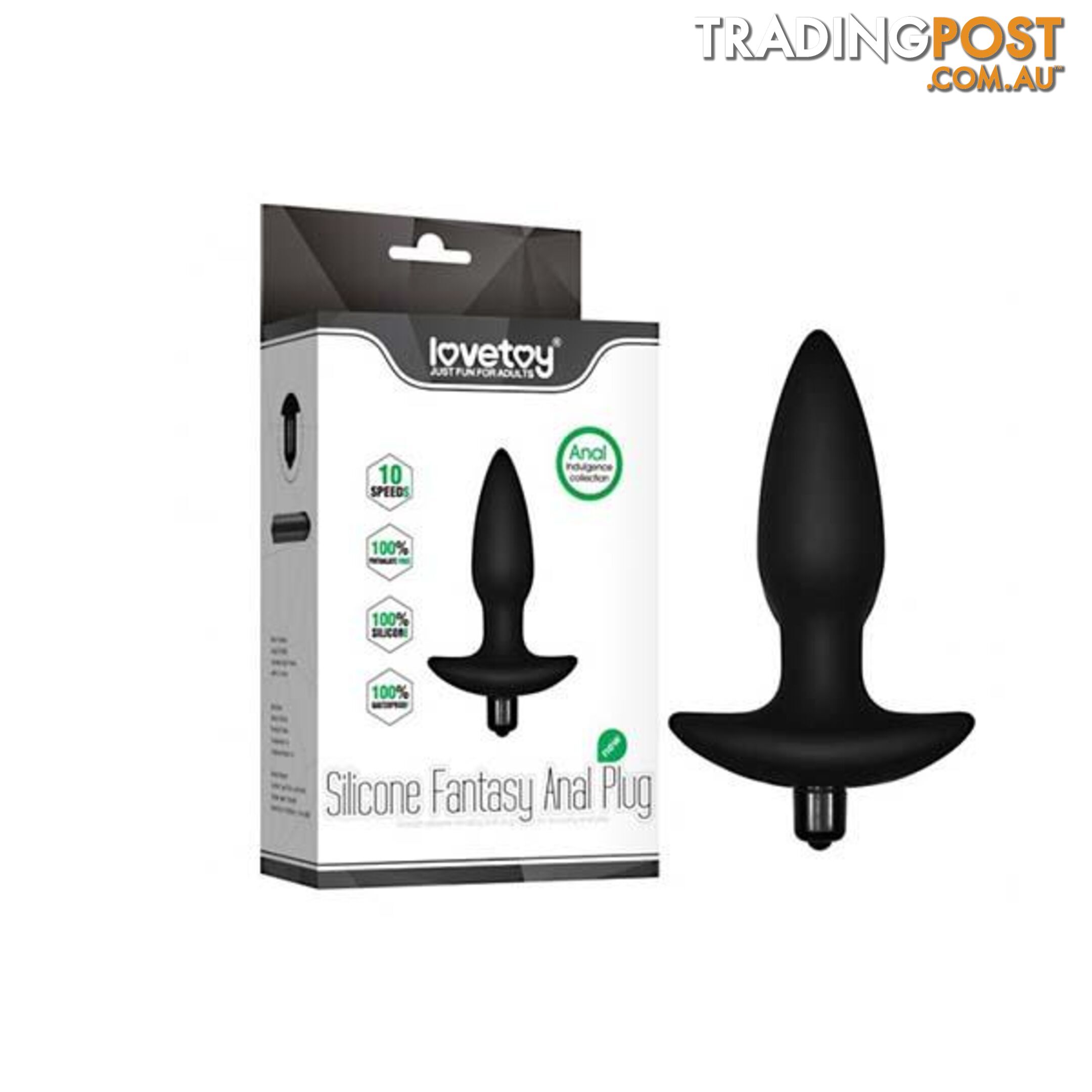 Fantasy Anal Plug Black - Adult Toys - 6970260901383