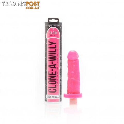 Clone A Willy Glow In The Dark Hot Pink - Clone a Willy - 763290080274