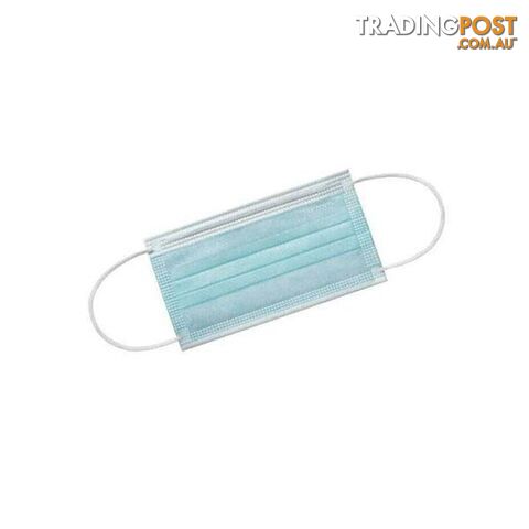 Blue Disposable Surgical Face Masks 3 Ply With Earloop Latex Free - Unbranded - 7427005884412