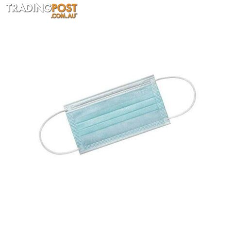 Blue Disposable Surgical Face Masks 3 Ply With Earloop Latex Free - Unbranded - 7427005884412