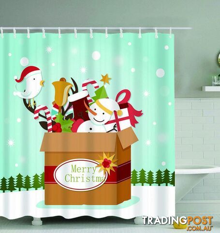 Christmas Box Shower Curtain - Curtain - 7427046021012