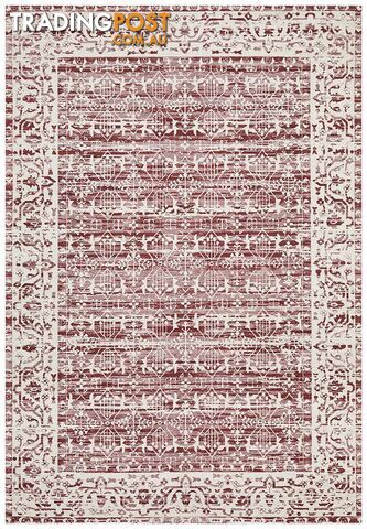 Magnolia Border Rose Rug - Unbranded - 9375321879828