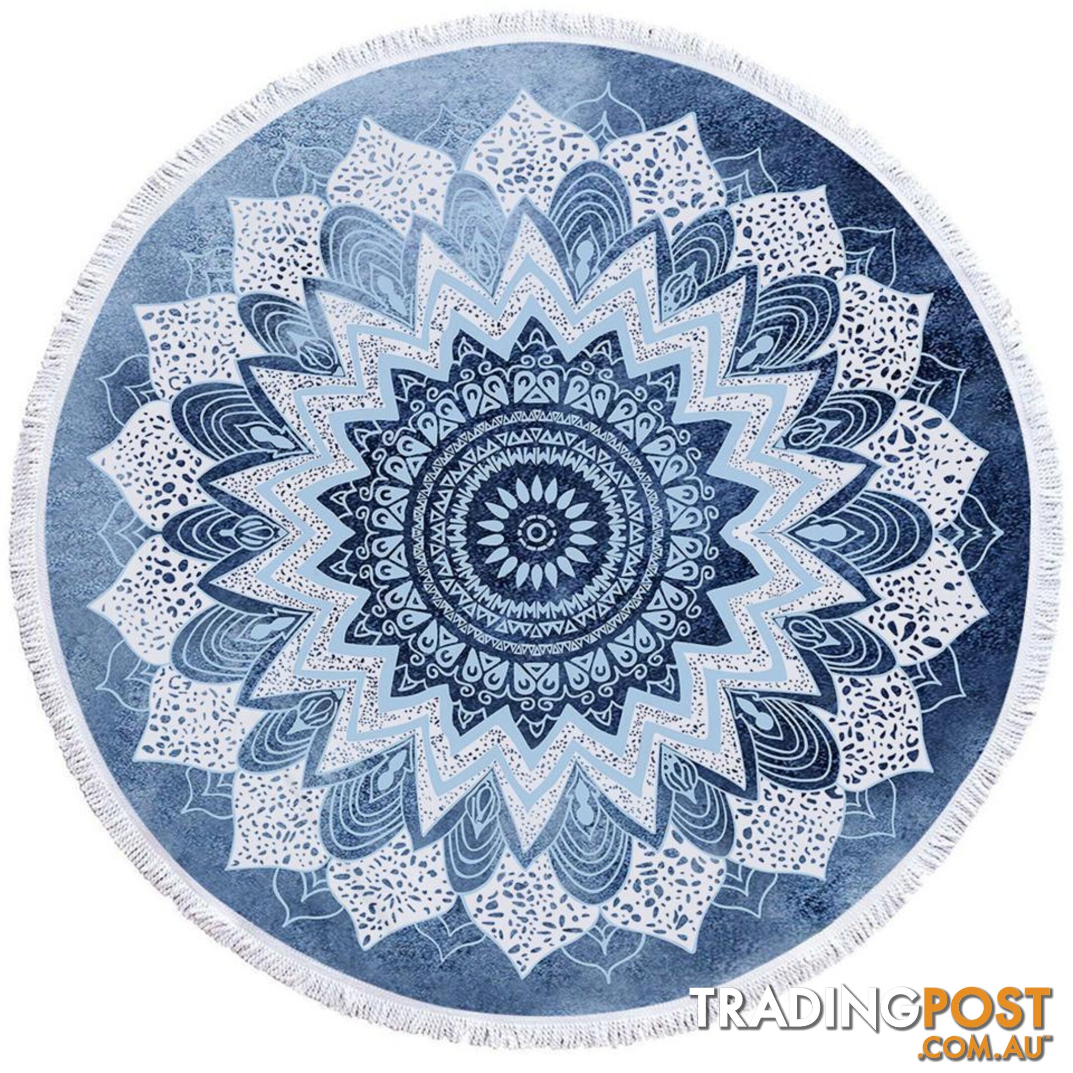 Ocean Mandala Beach Towel - Towel - 7427046325394