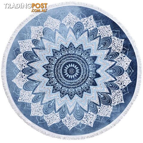 Ocean Mandala Beach Towel - Towel - 7427046325394