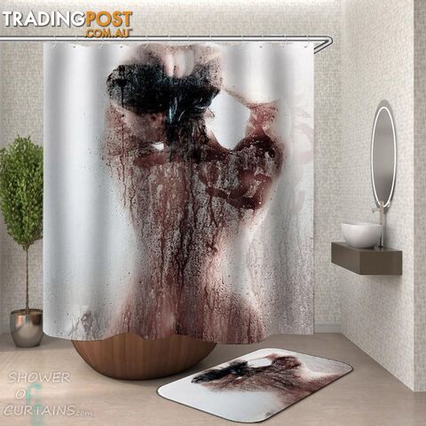 Showering Girl Shower Curtain - Curtain - 7427046295338