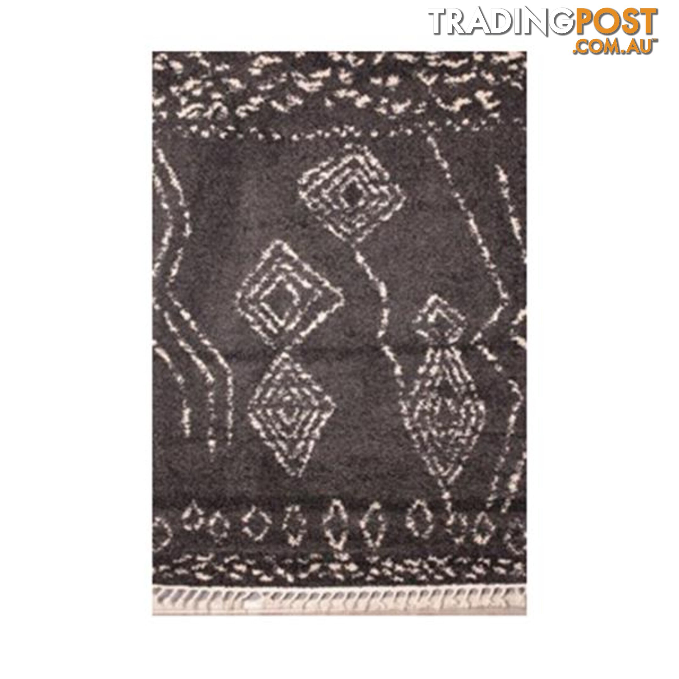 Moroccan Nomad Can Charcoal Rug - Unbranded - 7427046178549