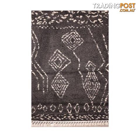 Moroccan Nomad Can Charcoal Rug - Unbranded - 7427046178549