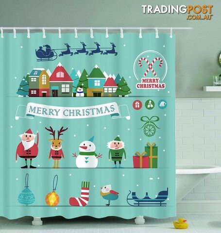 The Christmas Team Shower Curtain - Curtain - 7427046000710