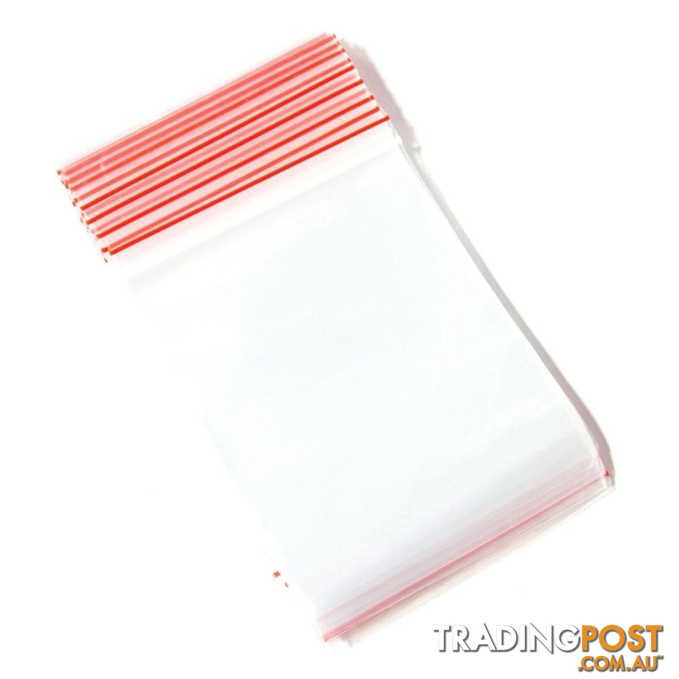 100X Resealable Plastic Bags Ziplock Klickseal 75X50Mm - Resealable Plastic Bags - 7427005860355