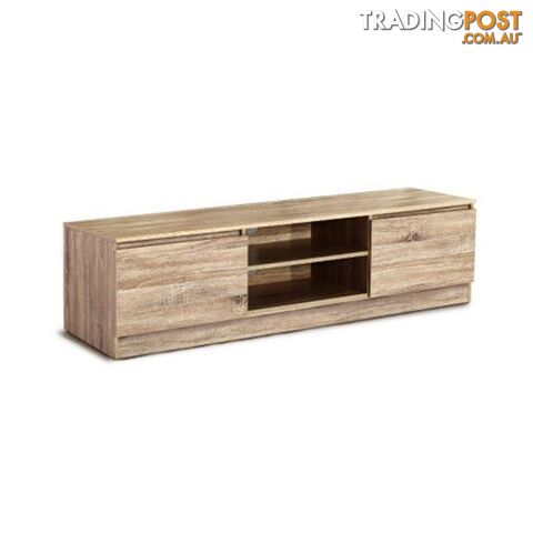 160 Cm Tv Stand Entertainment Unit Lowline Storage Cabinet Wooden - Artiss - 7427046183260