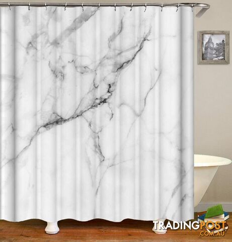 Classic Marble Shower Curtain - Curtain - 7427005901362