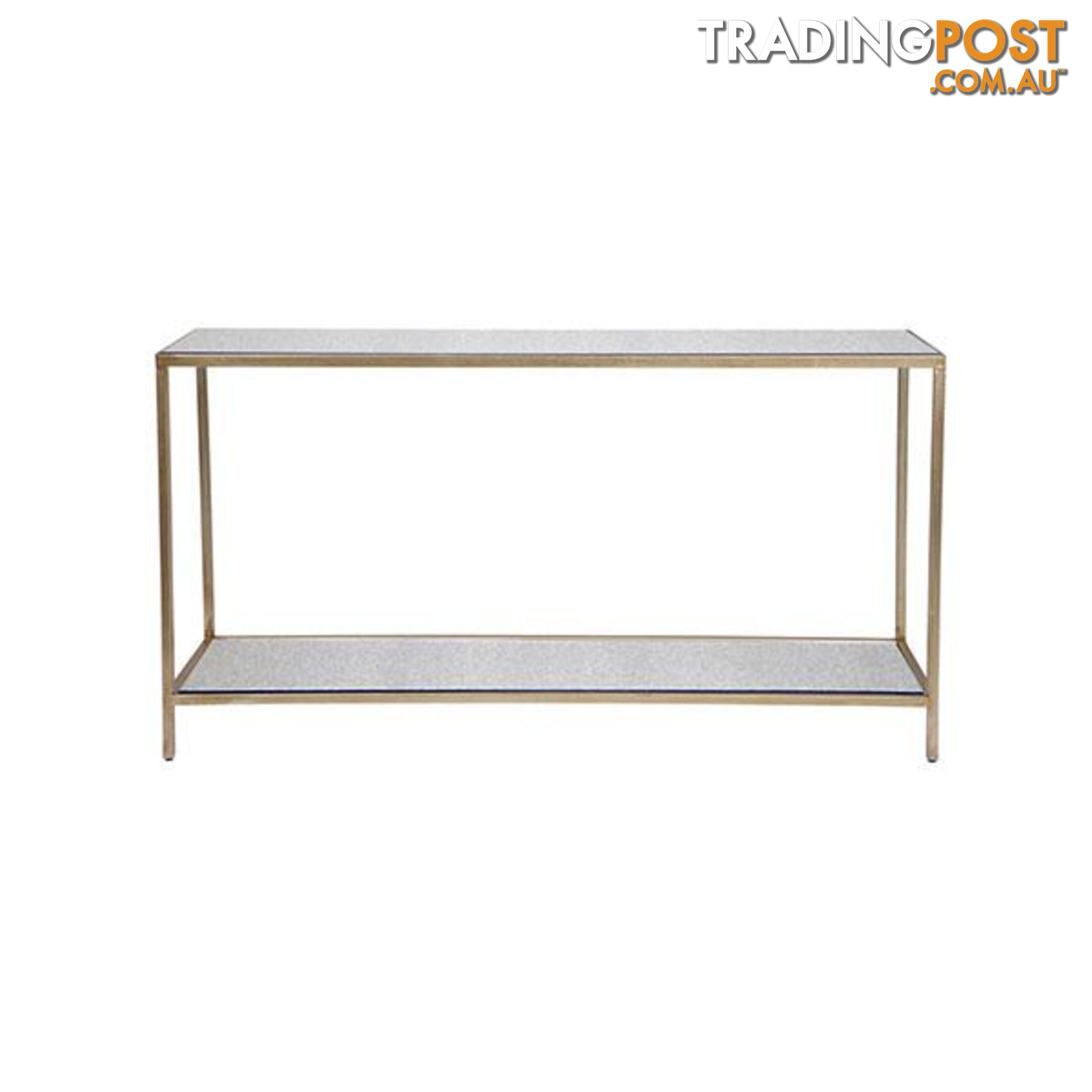 Cocktail Console Table Antique Gold - Console Table - 9320294107126