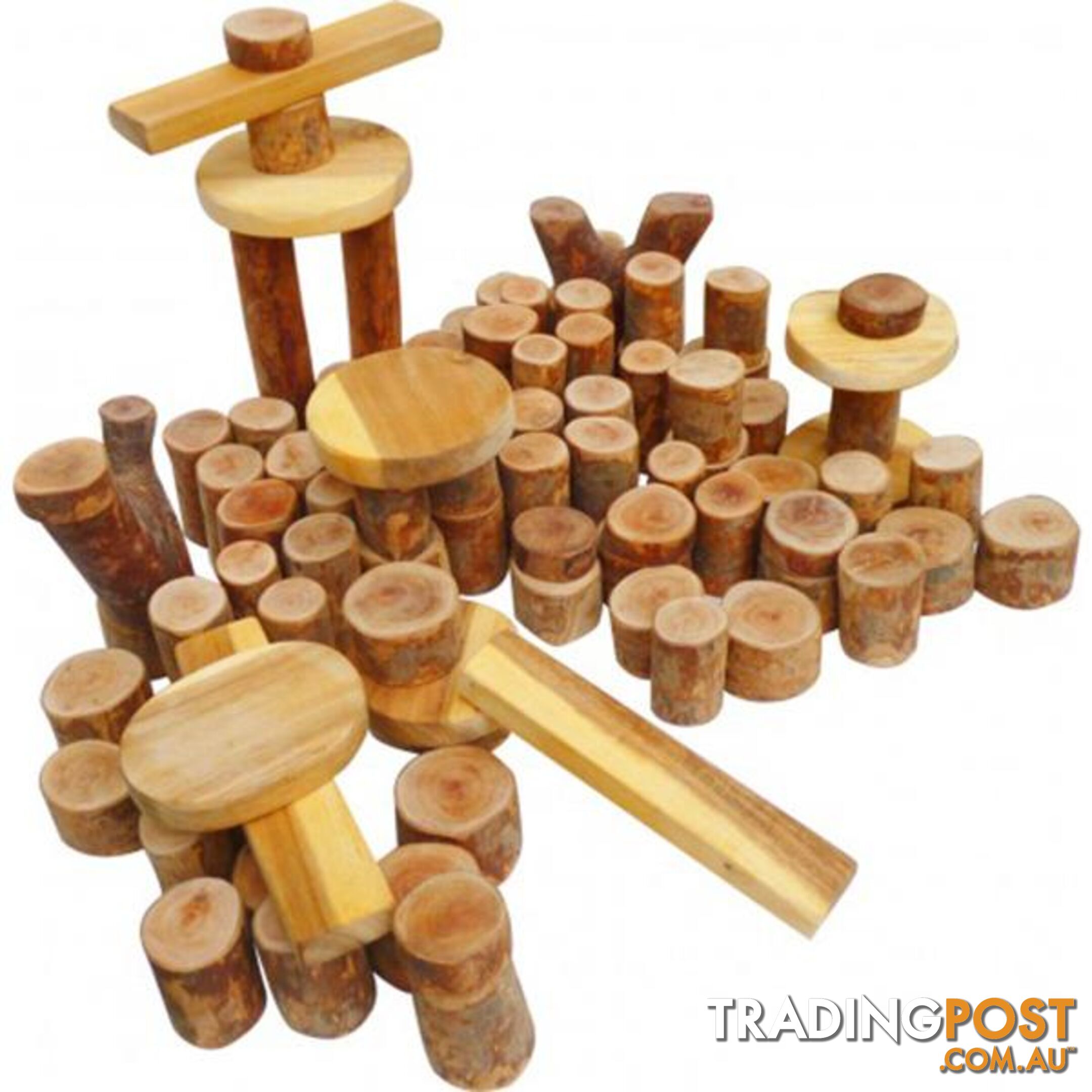 Tree Blocks 106 Pieces - Qtoys - 8936074268591