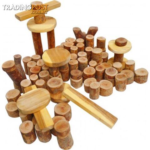 Tree Blocks 106 Pieces - Qtoys - 8936074268591