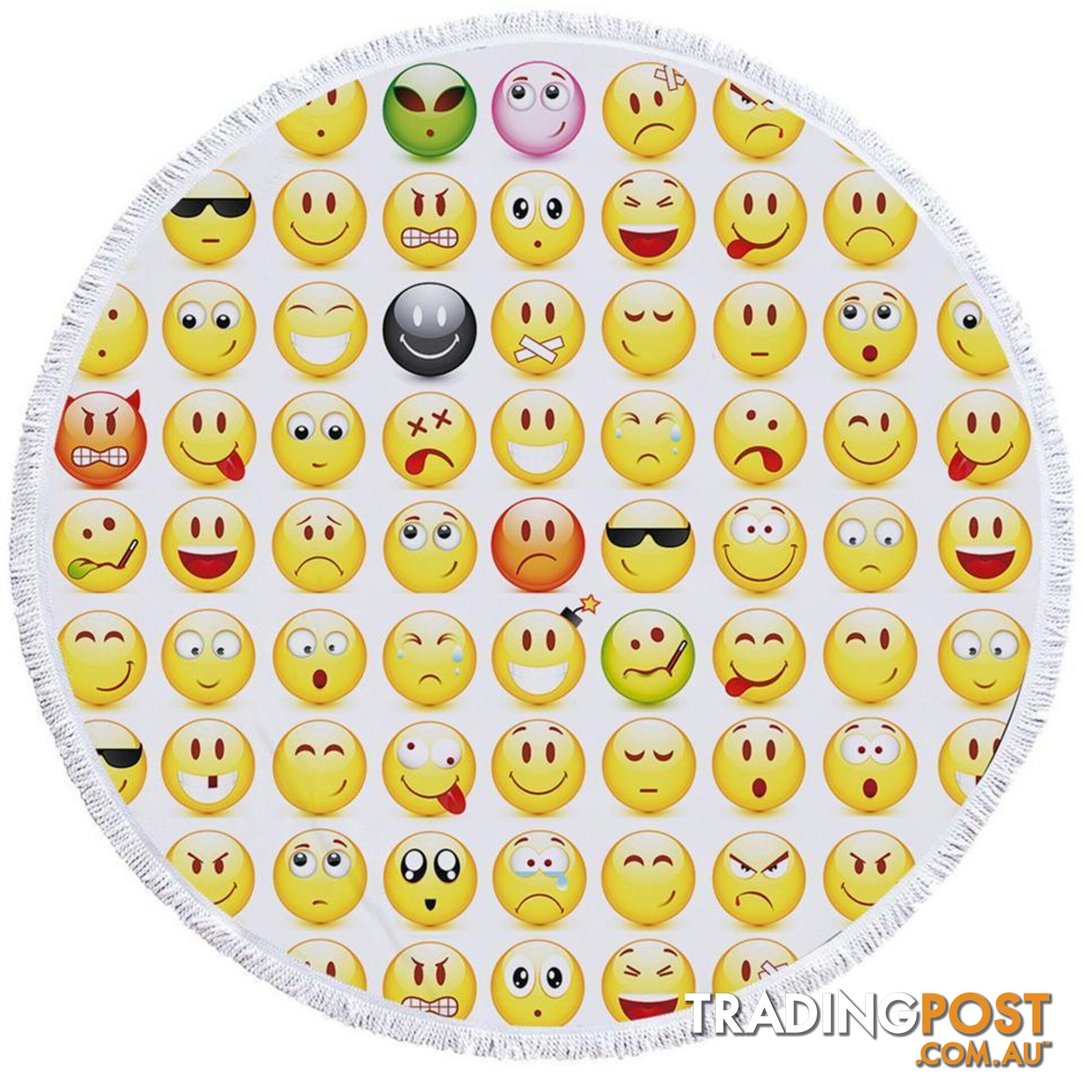 Emoji Beach Towel - Towel - 7427046319843