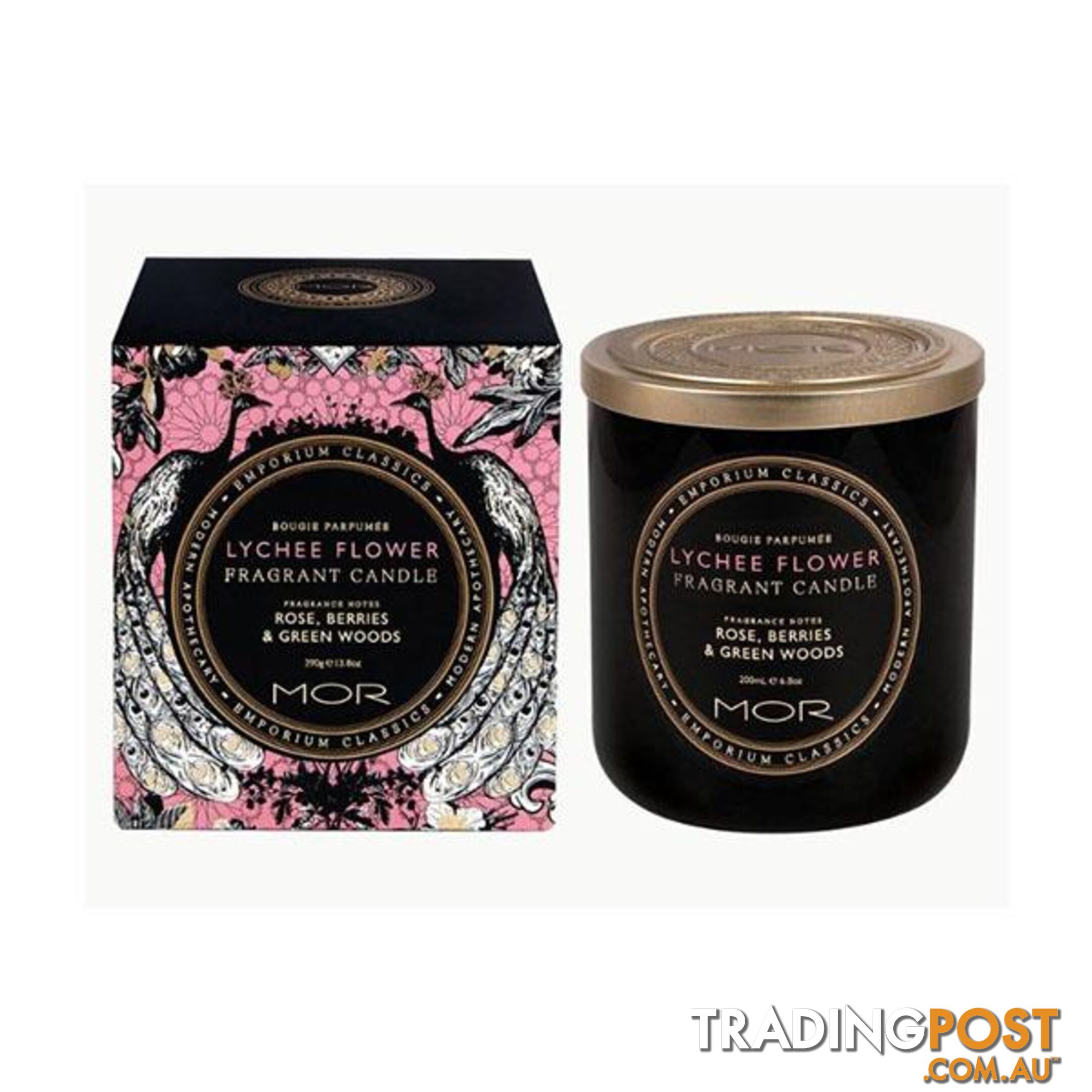 Mor Emporium Classics Fragrant Soy Candle 390G Lychee Flower - MOR - 7427005867446