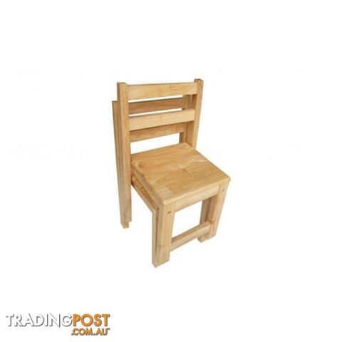 Standard Chairs - Rubberwood - Qtoys - 7427046161947