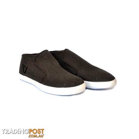 Soulier Caspian Canvas Slip On Sneakers Boots - Brown - Soulier - 4326500383761