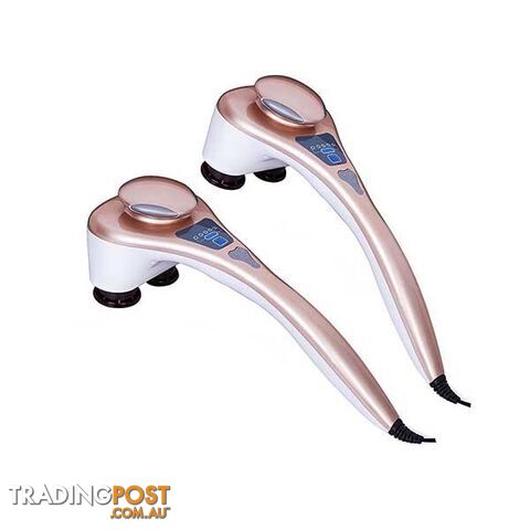 Soga 2X Portable Handheld Massager Soothing Heat Shoulder 4 Heads - Soga - 9476062098100