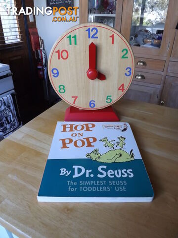 Dr Seuss Board Book, Ikea Wooden Teaching Clock