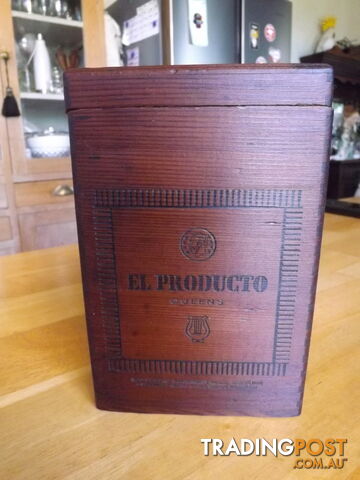 Cigar Box Vintage El Producto 1960s