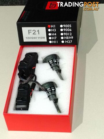 UPGRADED LED H1 GLOBE 12V&24V 110W F21 FOR OFF ROAD USE ONLY