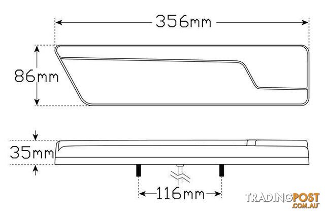355 SERIES REAR TAIL LIGH COMBO LAMP INDICATOR LED R AND L PAIR - photo 5 of 5