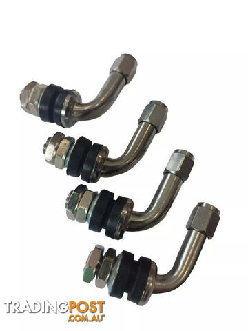 VALVE STEM CHROME 90 DEGREE FOR 17" RIM