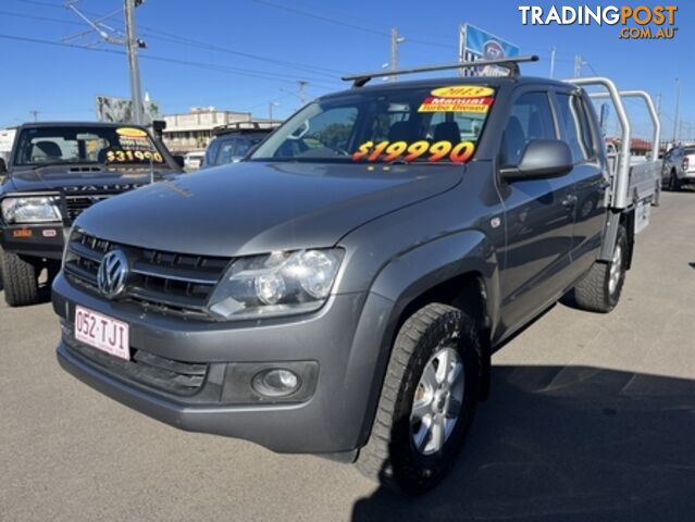 2013  VOLKSWAGEN AMAROK TDI400 TRENDLINE DUA 2H MY13 CAB CHASSIS