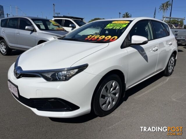 2016  TOYOTA COROLLA ASCENT ZRE182R HATCHBACK